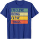 I'm Cleve Doing Cleve Things Funny Personalized Quote T-Shirt - T-Shirt | Royal