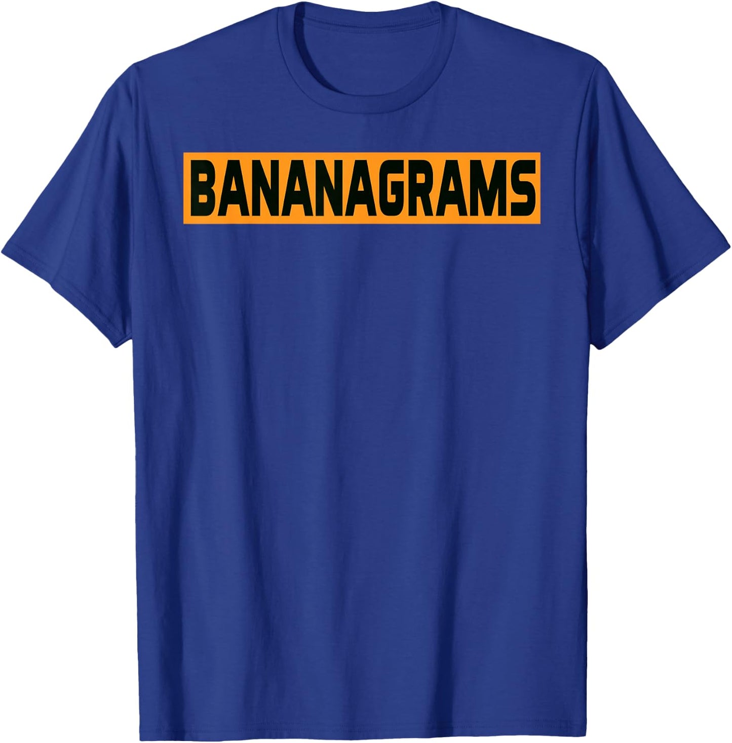 Bananagrams Game Simple Text Funny Games T-Shirt - T-Shirt | Royal