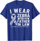 I Wear Zebra For My Father In Law Neuroendocrine Cancer T-Shirt - T-Shirt | Royal