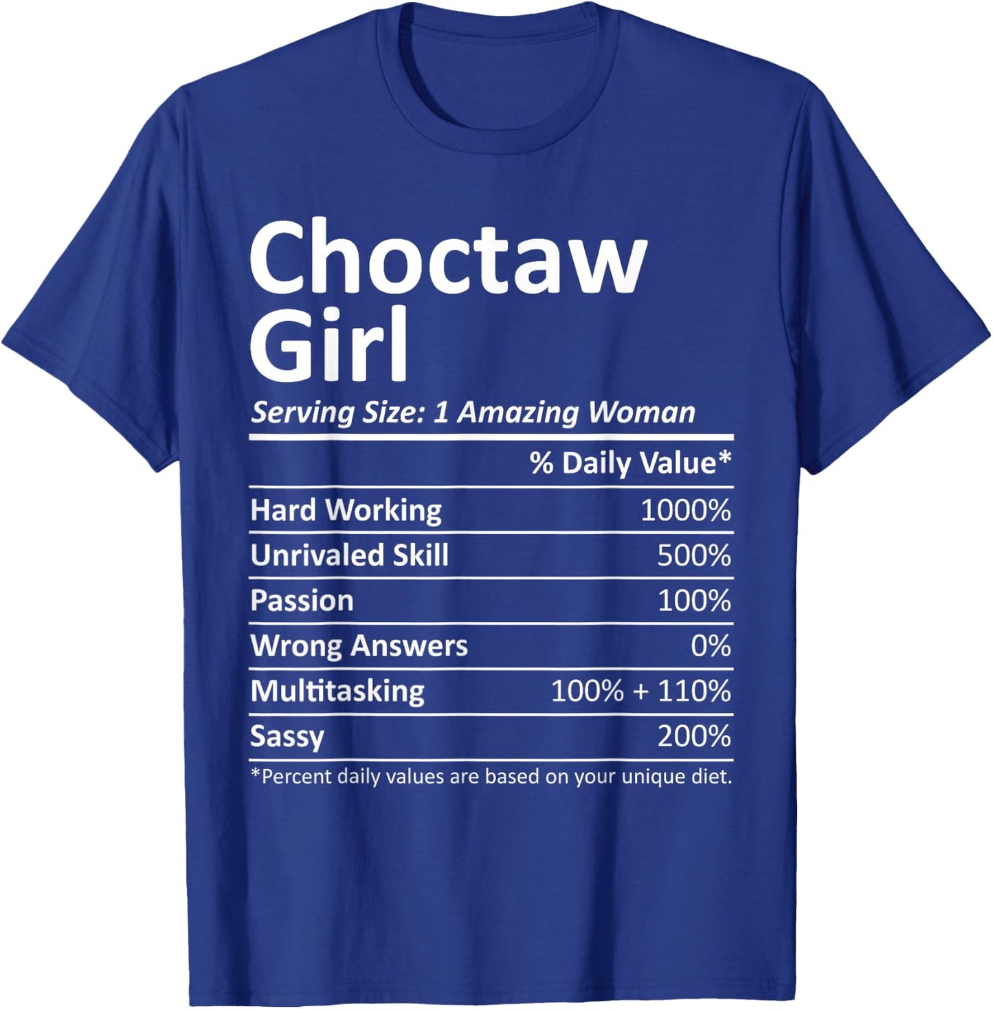 CHOCTAW GIRL OK OKLAHOMA Funny City Home Roots USA Gift T-Shirt - T-Shirt | Royal