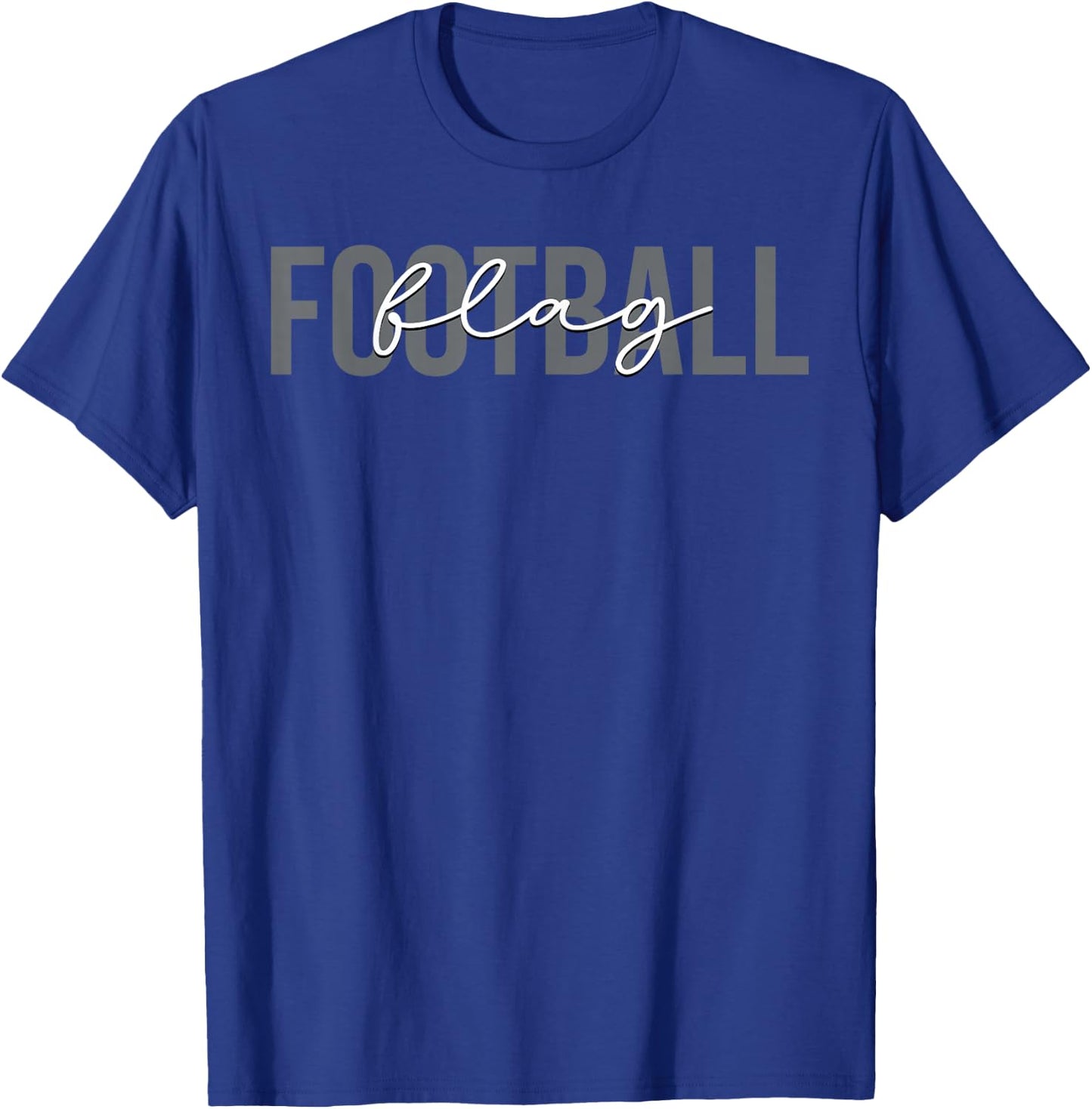 Flag Football Coach Team Trainer T-Shirt - T-Shirt | Royal