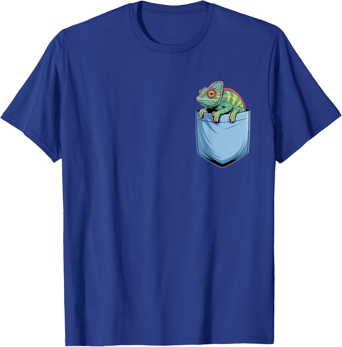 Cute Pocket Chameleon Lizard Lovers Herpetologist T-Shirt - T-Shirt | Royal