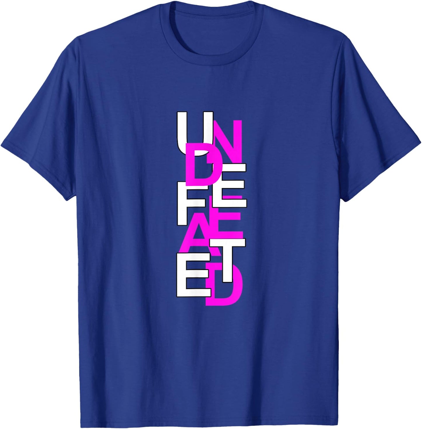 Pink Color Undefeated Pink Graphic T-Shirt - T-Shirt | Royal
