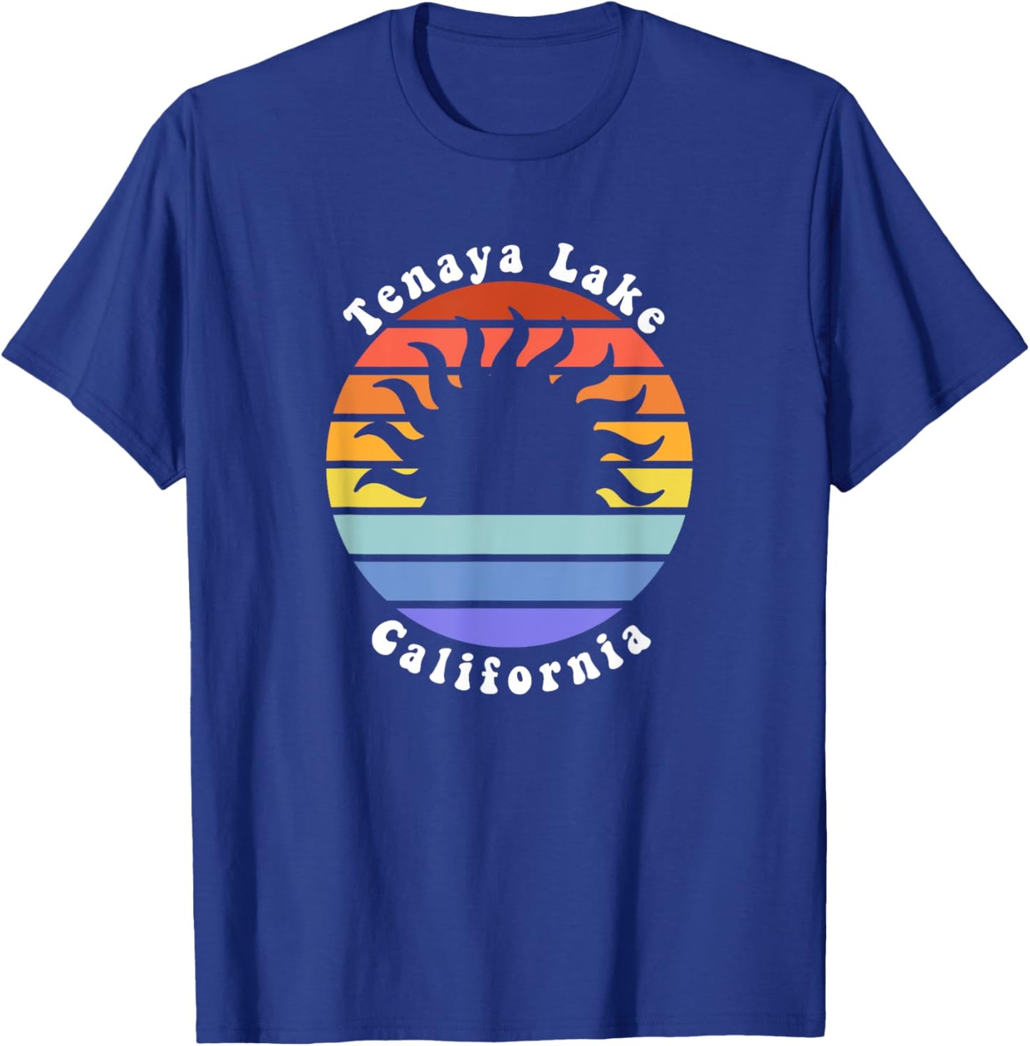Tenaya Lake Lake California CA Sunrise Vacation Souvenir T-Shirt - T-Shirt | Royal