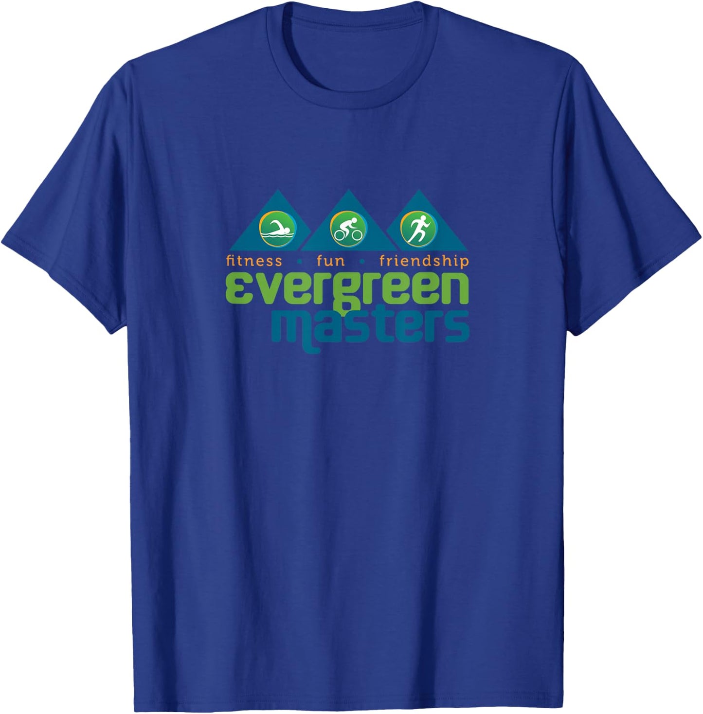 Evergreen Fitness Fun Friendship Team T-Shirt - T-Shirt | Royal