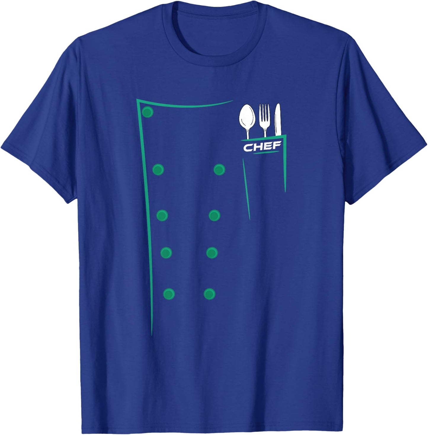 Chef Culinary Utensils Design Outfit T-Shirt - T-Shirt | Royal