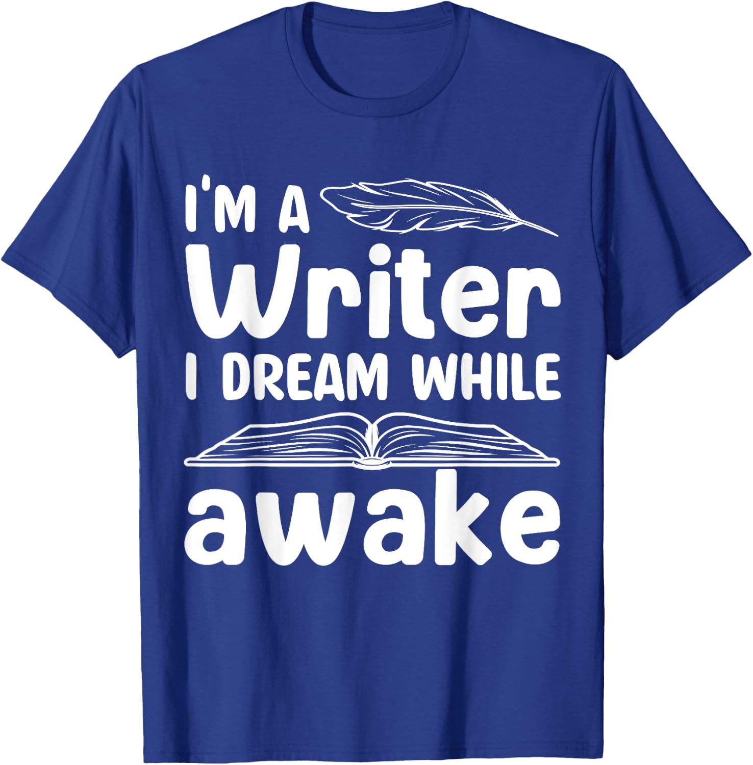 Writer Outfit Women Writing Lover Author Poet Writer T-Shirt - T-Shirt | Royal