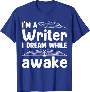 Writer Outfit Women Writing Lover Author Poet Writer T-Shirt - T-Shirt | Royal