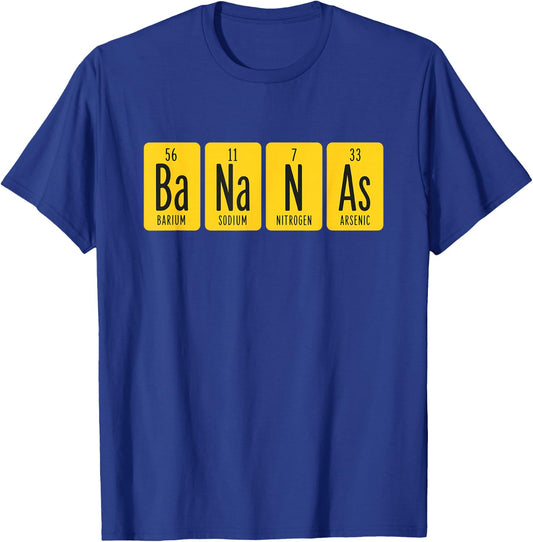Funny Science Bananas T-Shirt - T-Shirt | Royal