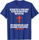 Romans 8:28 Bible Verses Scripture T-Shirt - T-Shirt | Royal