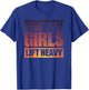 Weightlifting Fitness Gym Girl Powerlifter Women's Black Short Sleeve Modern Classic Regular Fit T-Shirt - T-Shirt | Royal