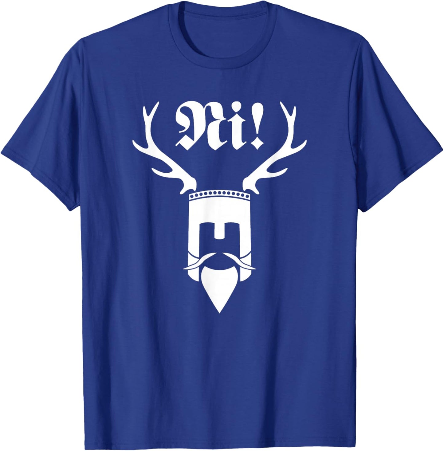 Monty Python Official Ni! Logo Small T-Shirt - T-Shirt | Royal
