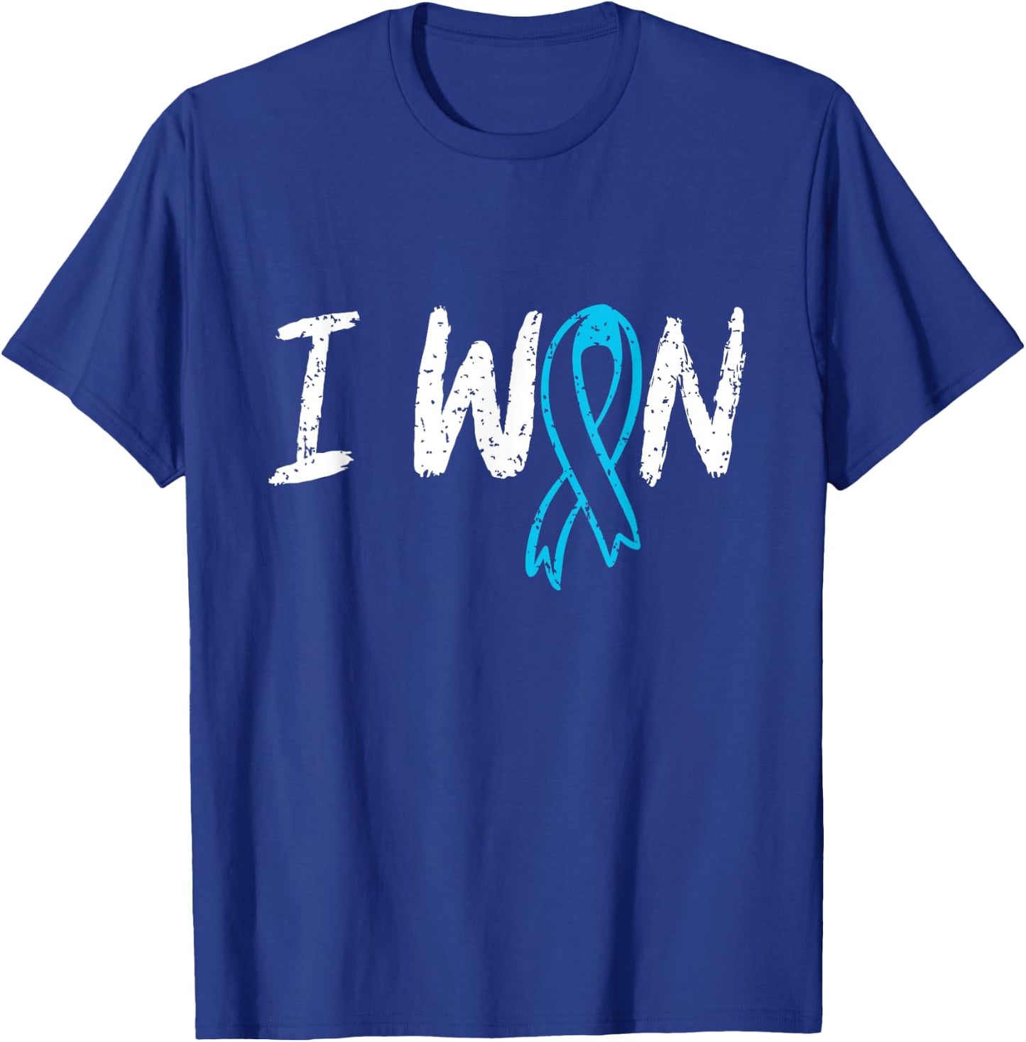 Cancer Warriors co Prostate Cancer Survivor Awareness - Black, -Adults, Small, Short Sleeve T-Shirt - T-Shirt | Royal