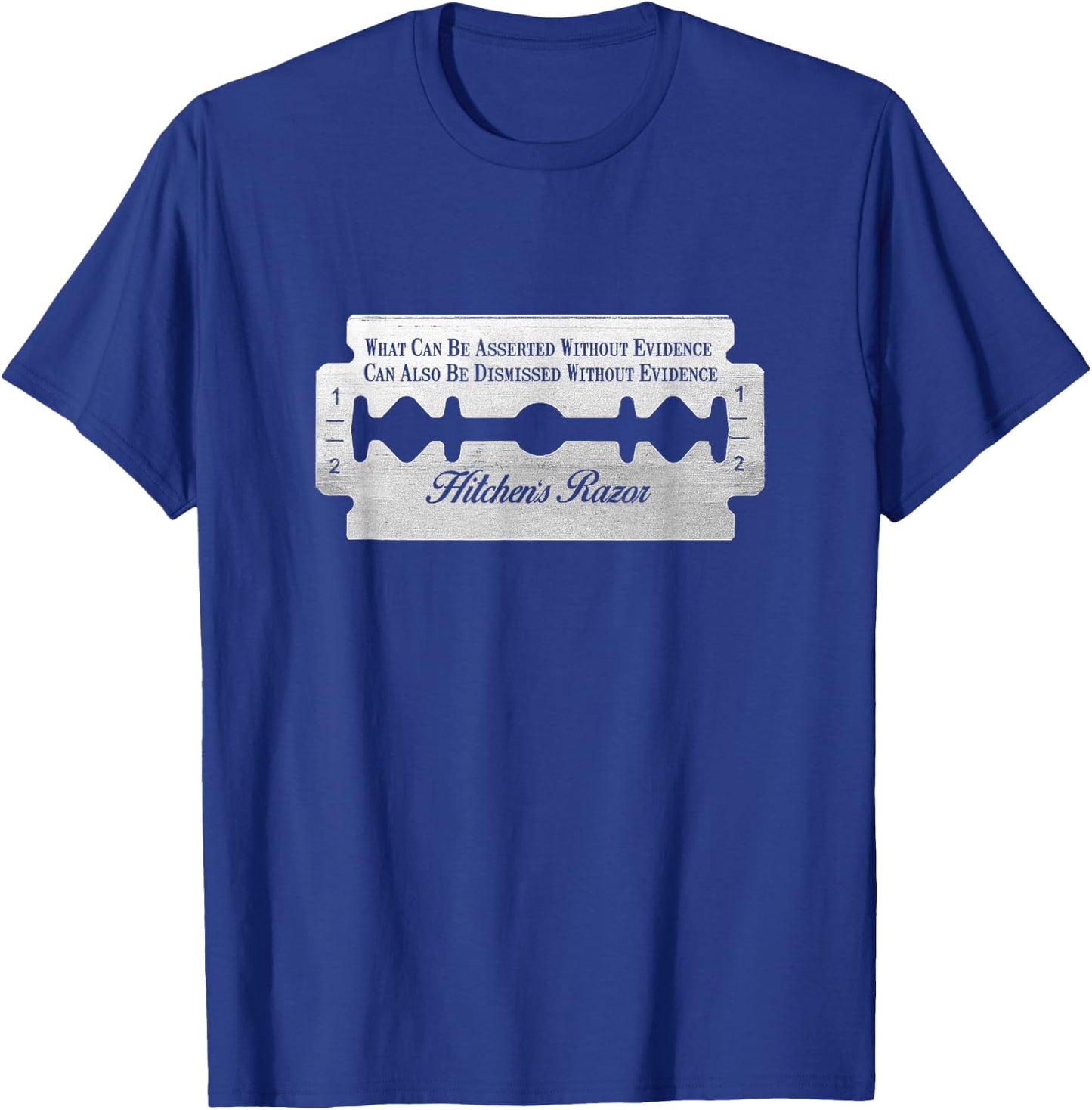 RationalWear Hitchens' Razor Blade , Small, Black T-Shirt - T-Shirt | Royal