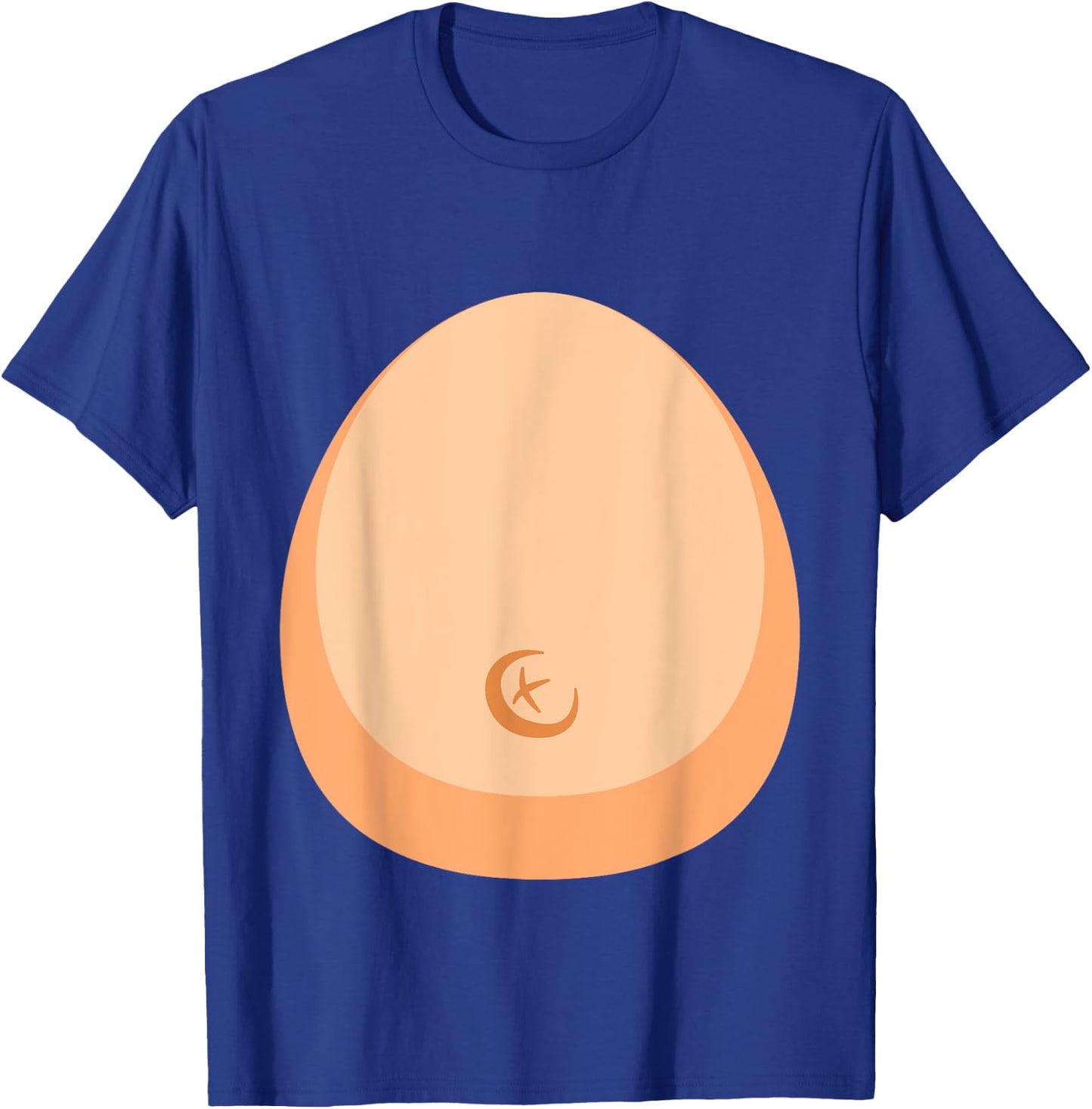 Funny lazy DIY monkey belly costume for halloween party T-Shirt - T-Shirt | Royal
