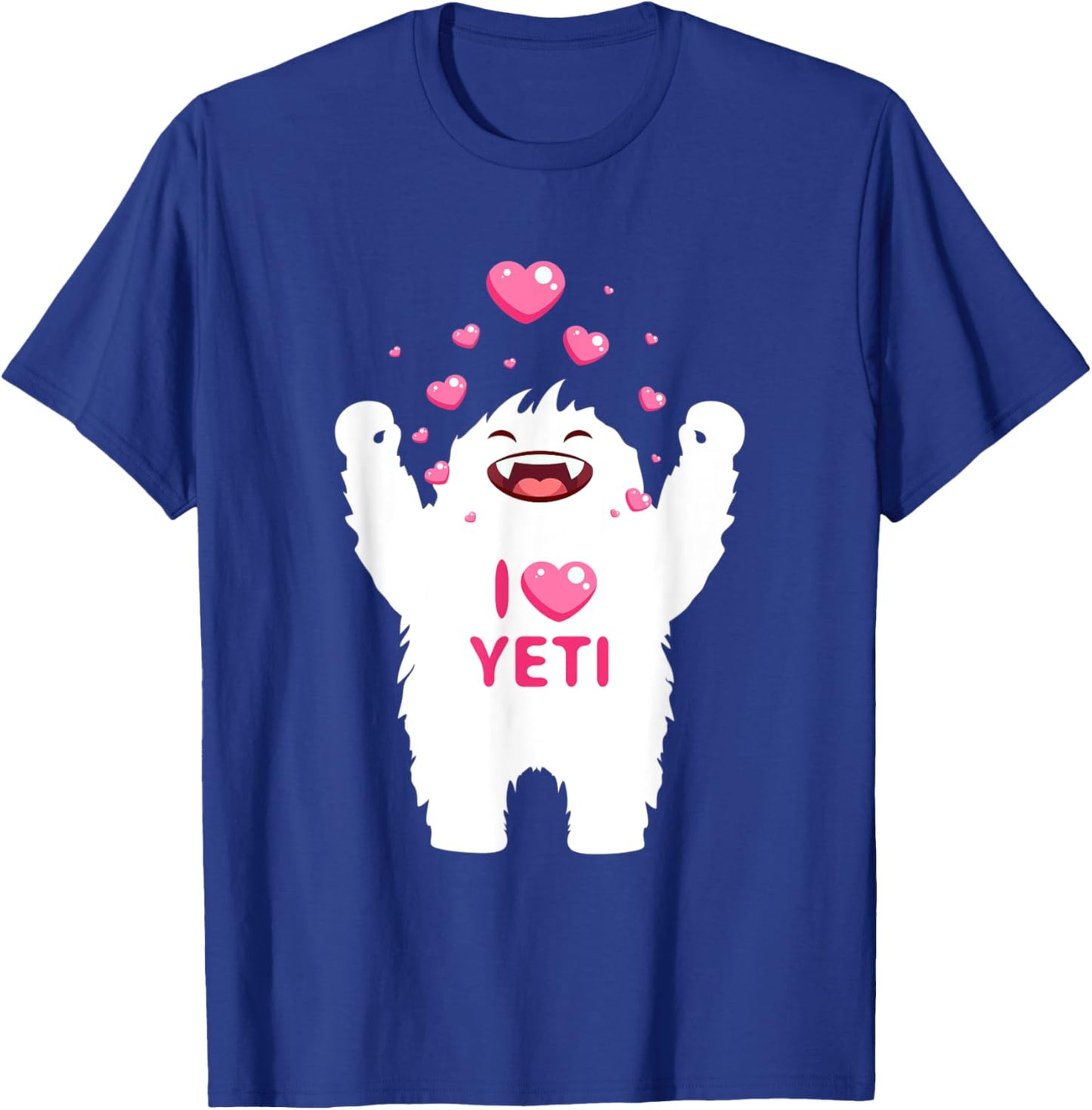 I Heart Yeti Shirt - ALL COLORS Kids Love T-Shirt - T-Shirt | Royal
