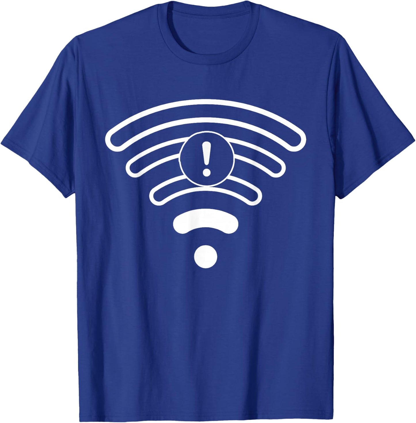 Low No Wifi Signal Lazy DIY Funny Halloween Costume Matching T-Shirt - T-Shirt | Royal