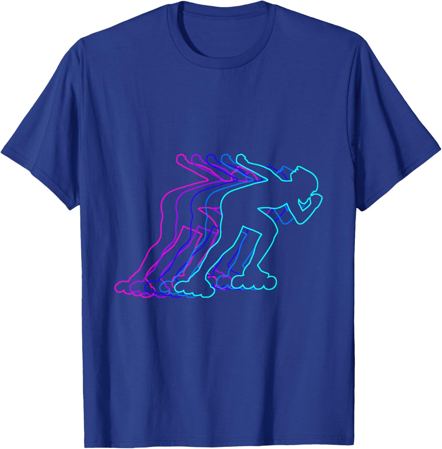 Roller Skating Roller Skater Gift Clothes For Boys Youth Men T-Shirt - T-Shirt | Royal