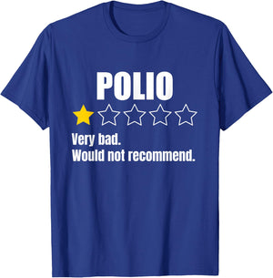 Polio Awareness Warrior Support T-Shirt - T-Shirt | Royal
