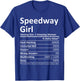 SPEEDWAY GIRL IN INDIANA Funny City Home Roots USA Gift T-Shirt - T-Shirt | Royal