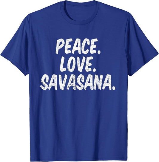 Cute Yogi Namaste & Meditation Om Zen Savasana Yoga T-Shirt - T-Shirt | Royal