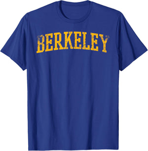 Berkeley CA - Throwback Design - Vintage Worn Classic T-Shirt - T-Shirt | Royal