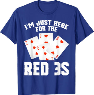 Canasta Red 3s Card Holder Score Playing Cards Team Canasta T-Shirt - T-Shirt | Royal
