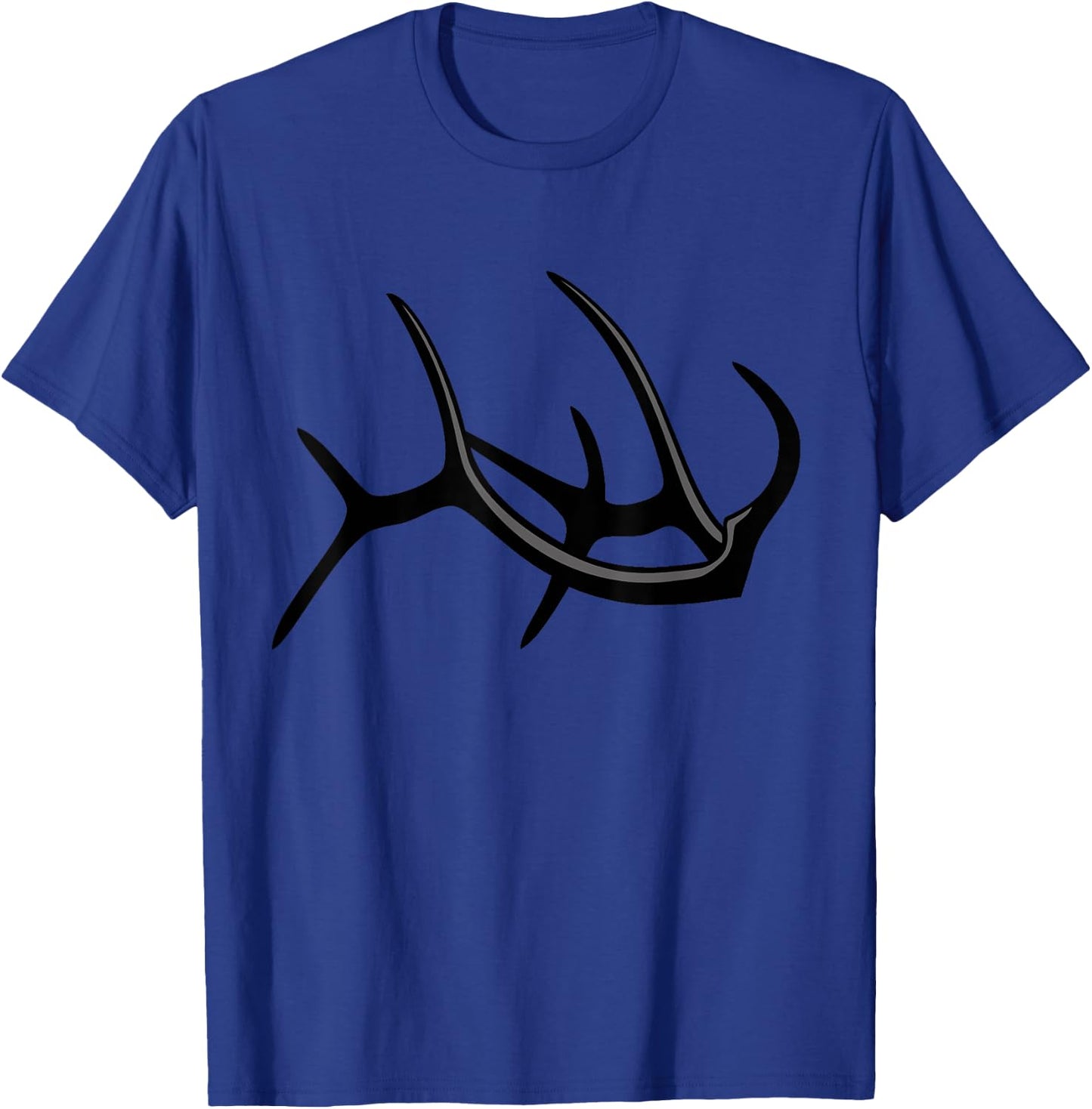 Outdoor Antlers Elk Deer T-Shirt - T-Shirt | Royal
