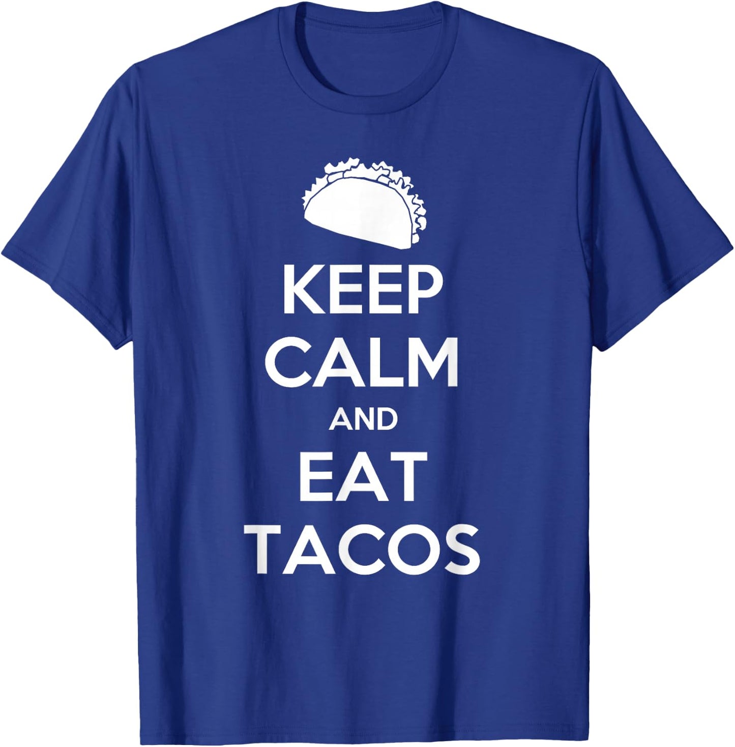 Keep Calm And Eat Tacos Christmas T-Shirt - T-Shirt | Royal