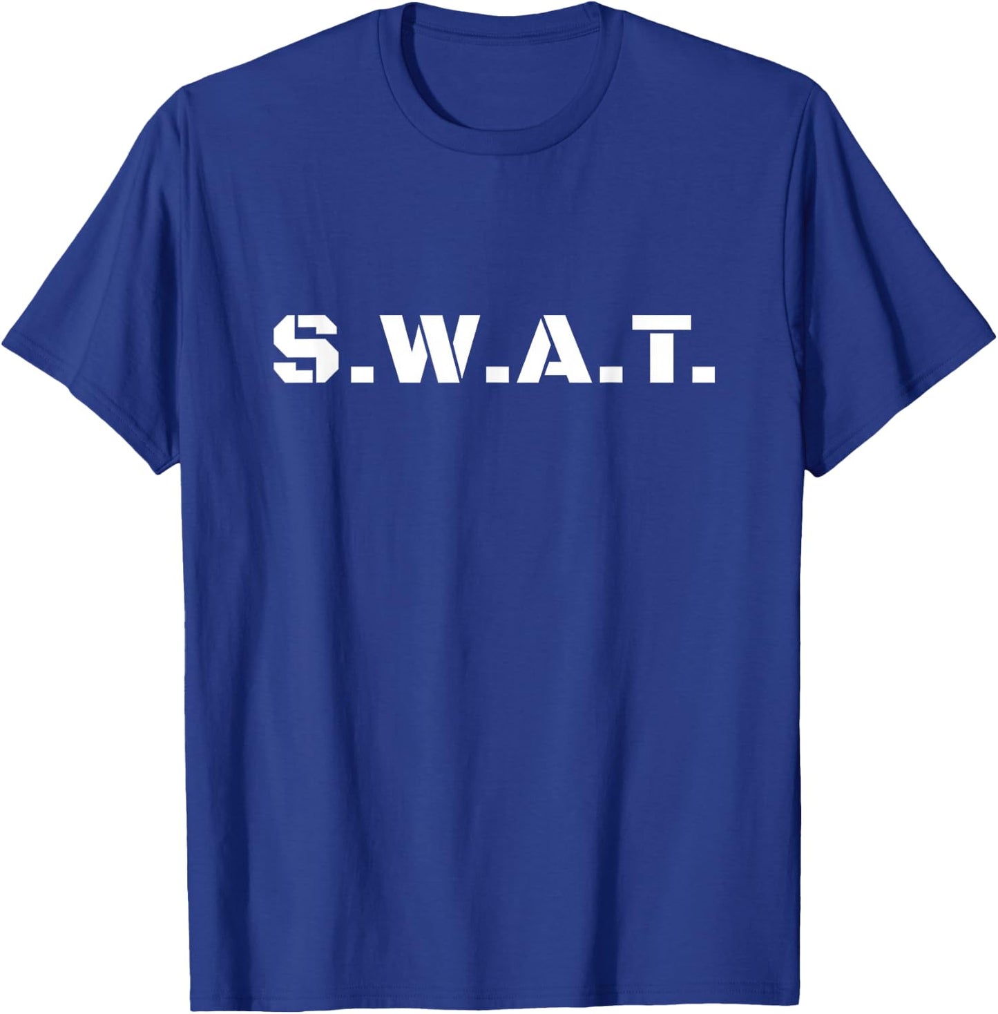 SWAT Team Boys Halloween Costume Kids Tactical Uniform Shirt T-Shirt - T-Shirt | Royal