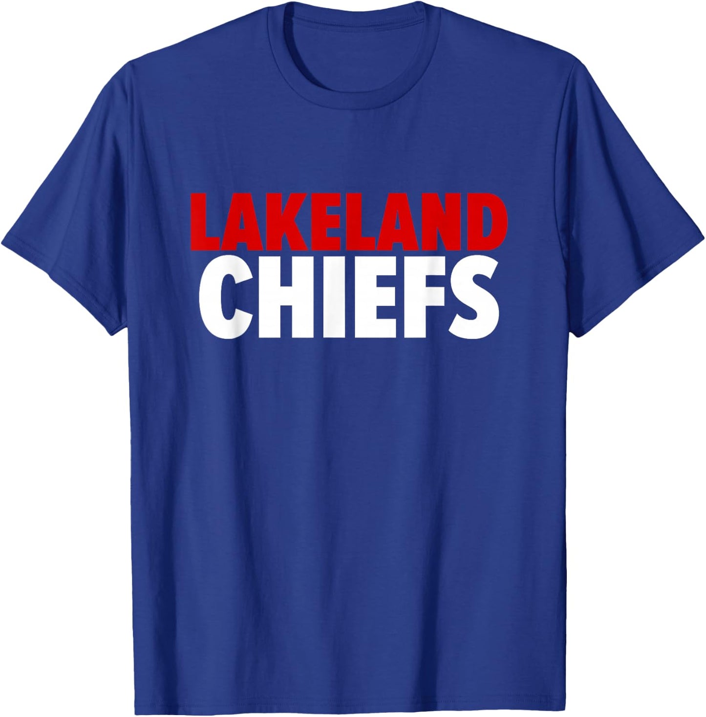 Lakeland Chiefs Bold T-Shirt - T-Shirt | Royal