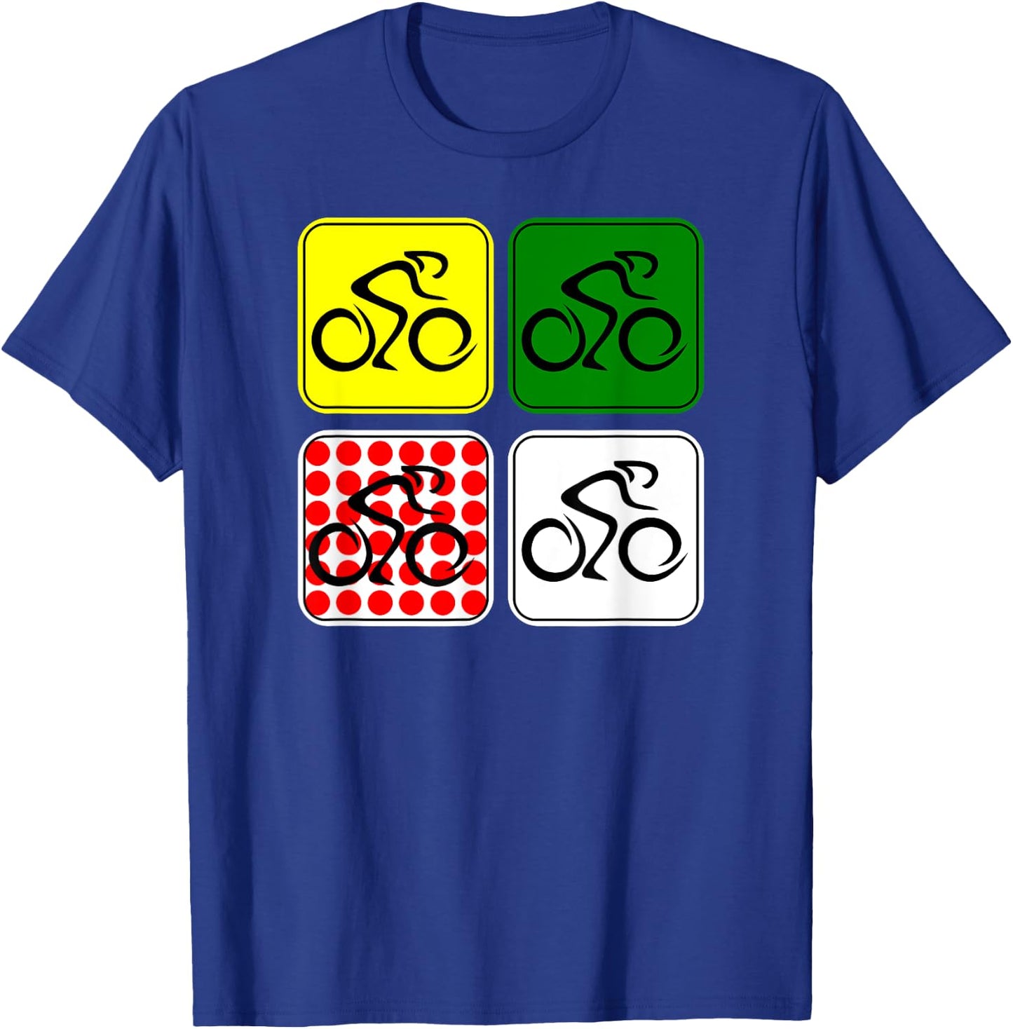 Racing Road Bike Jersey Bicycle Cycling Race Biking T-Shirt - T-Shirt | Royal
