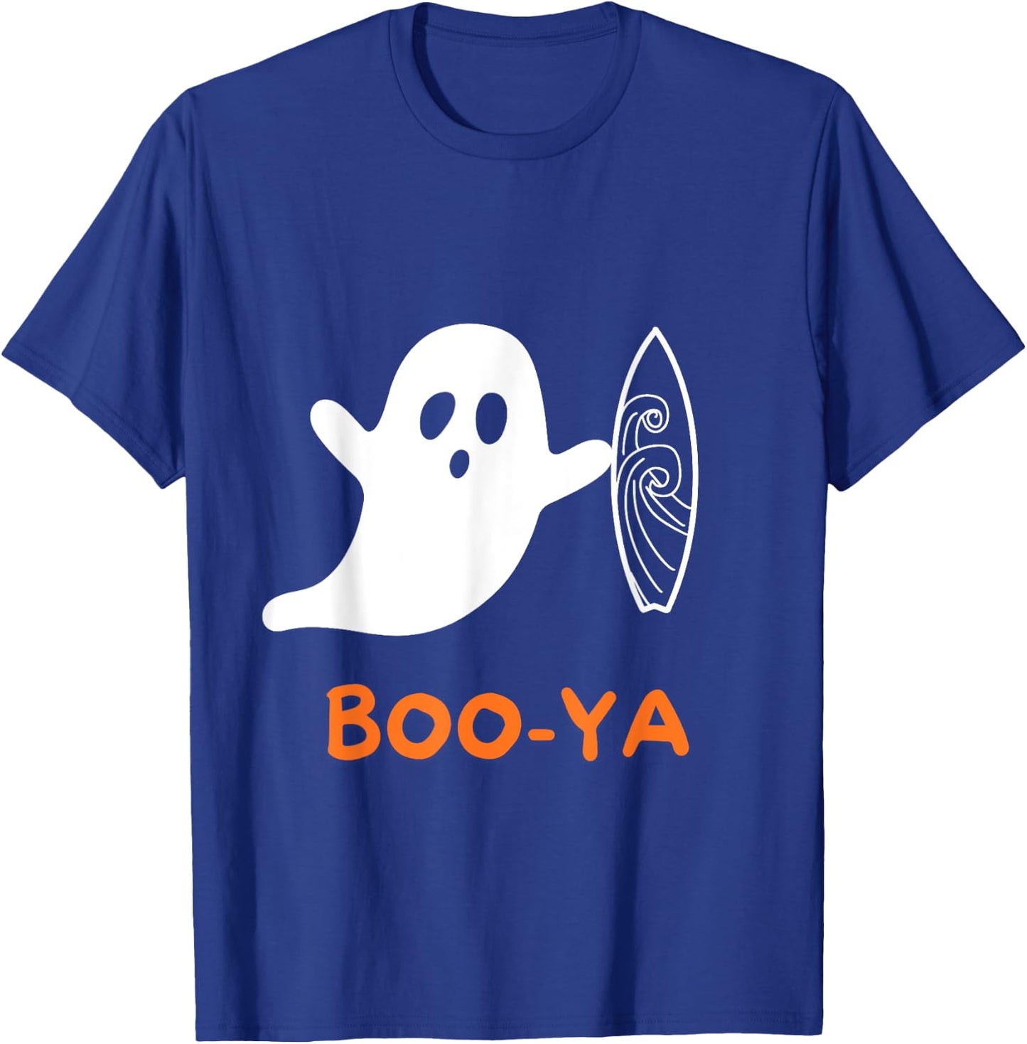 Funny Halloween Apparel Ghost Boo-ya T-Shirt - T-Shirt | Royal