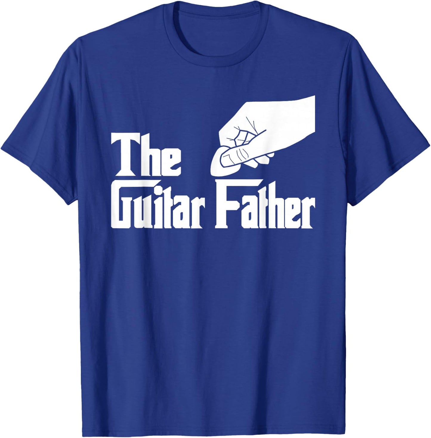 The Guitar Father - Guitar Player Guitarist Musician T-Shirt - T-Shirt | Royal