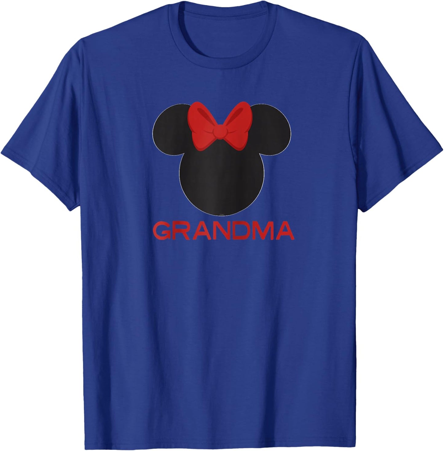 Disney Minnie Mouse Grandma Family Raglan Baseball T-Shirt - T-Shirt | Royal