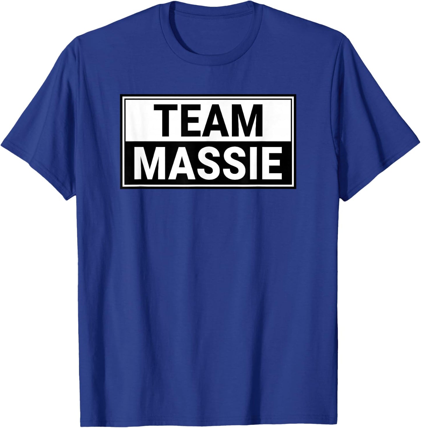 Team Massie - I Stand With True American Thomas Massie T-Shirt - T-Shirt | Royal