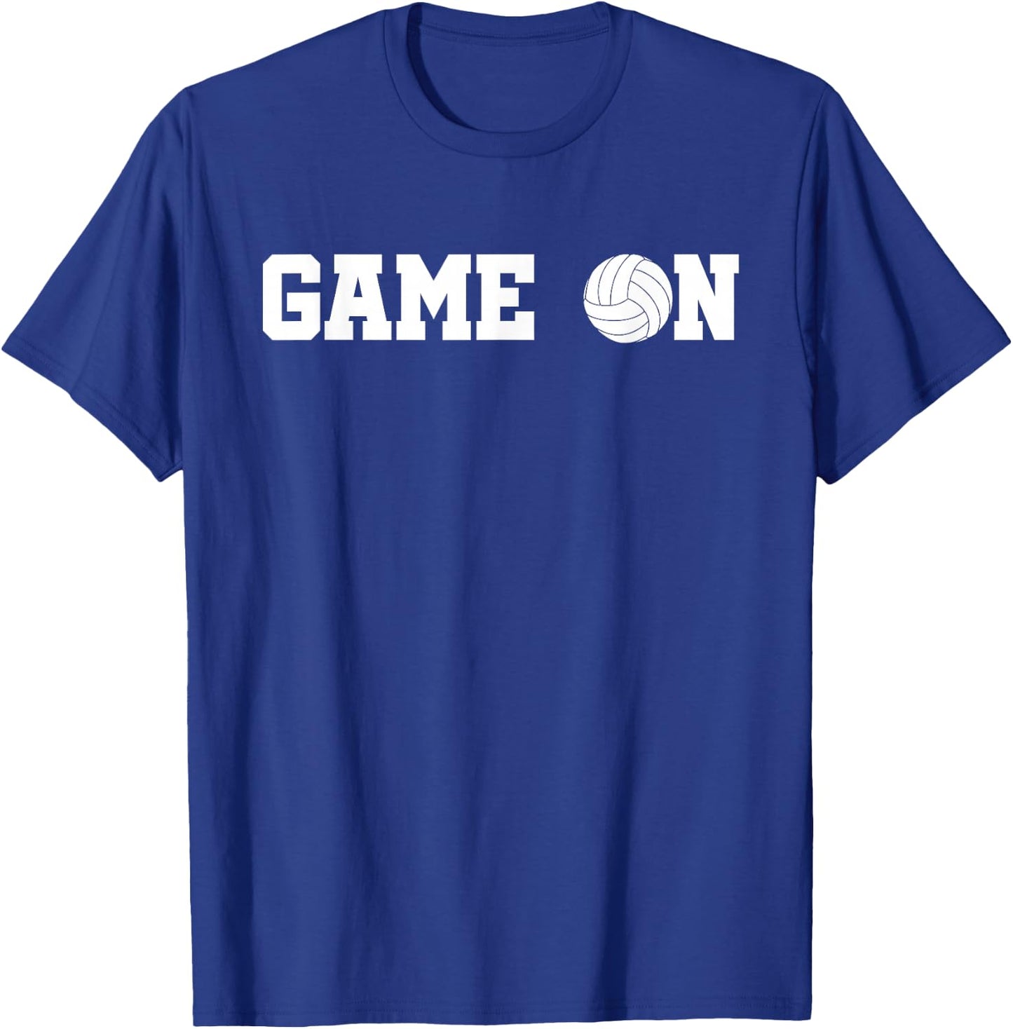 Game On Volleyball Team Gift Women Girls Boys T-Shirt - T-Shirt | Royal