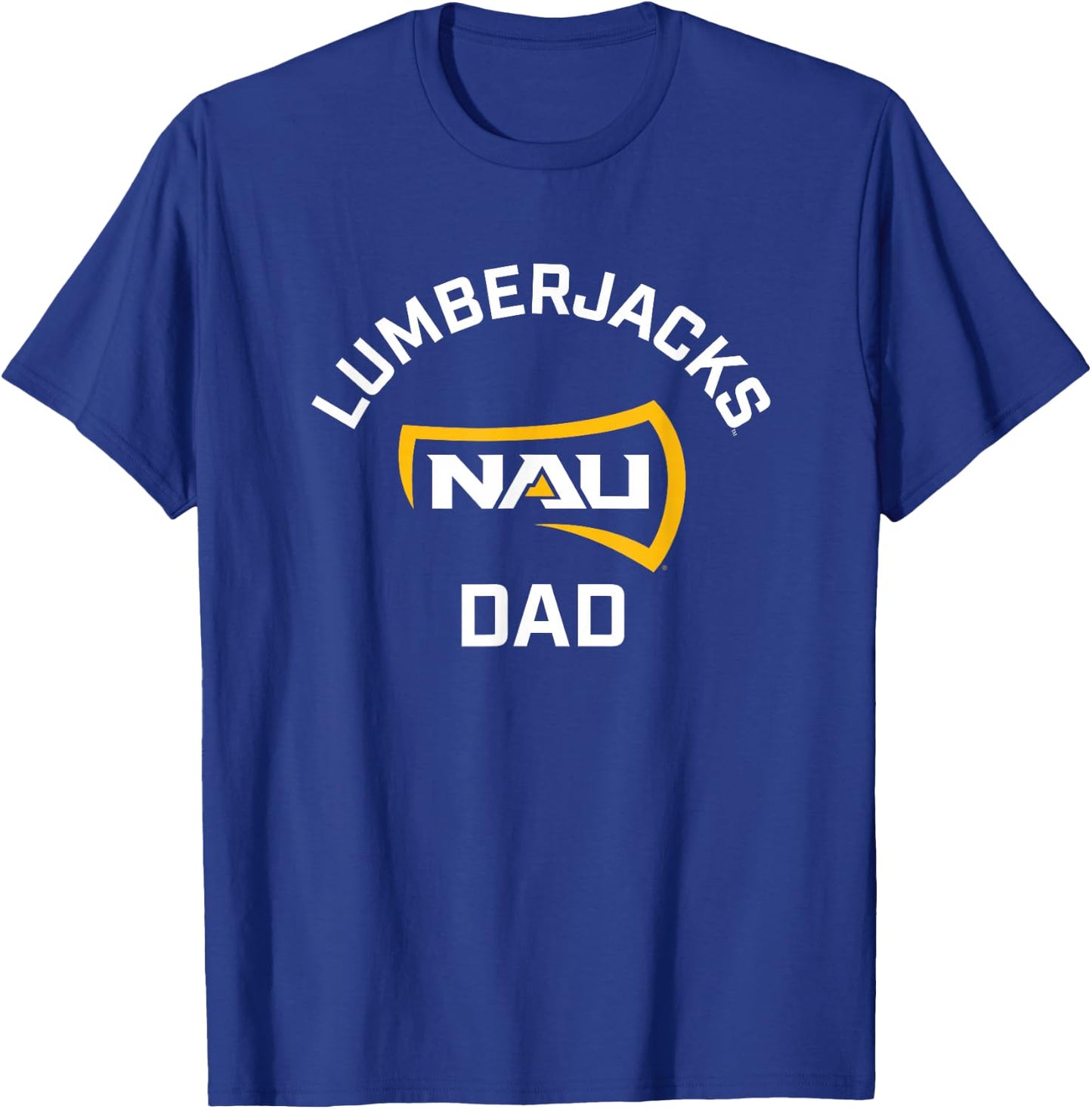 Northern Arizona NAU Lumberjacks Arched Dad T-Shirt - T-Shirt | Royal