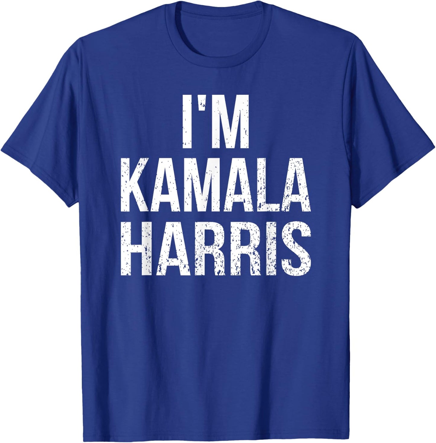 I’m Kamala Harris Halloween Costume Party Adult Kids Funny T-Shirt - T-Shirt | Royal