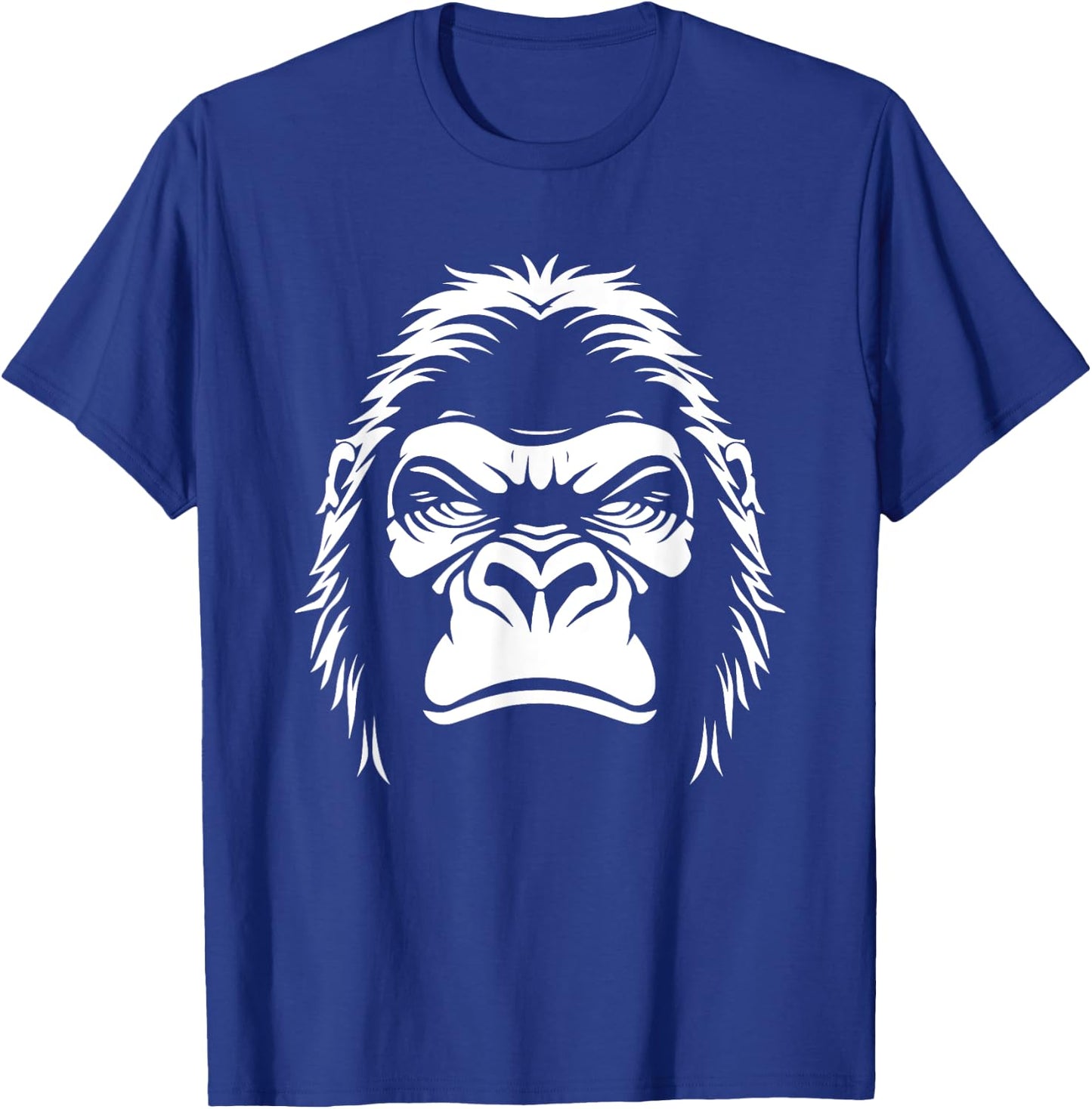 Gorilla Face T-Shirt - T-Shirt | Royal