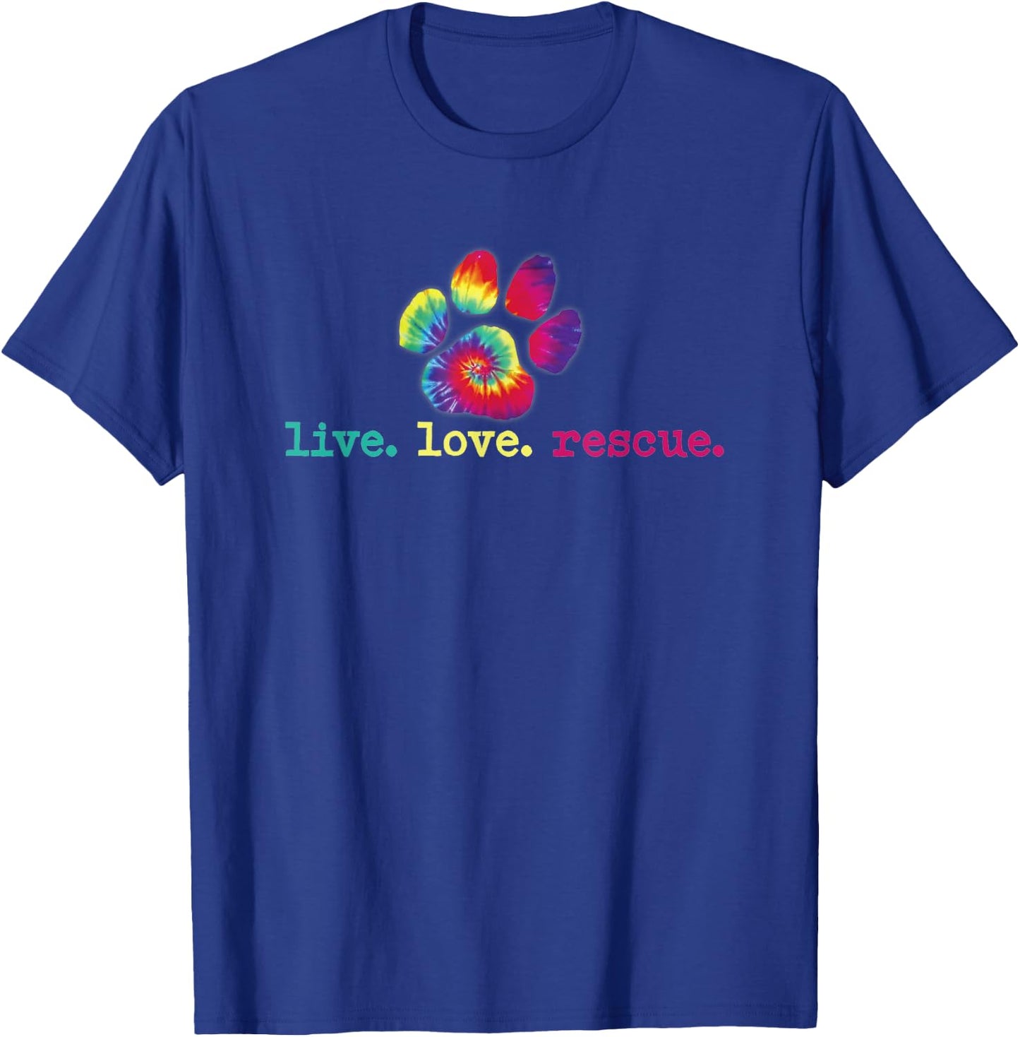 PitBull Mom Pitbull Mama Gift Live Love Rescue Lover Tie Dye T-Shirt - T-Shirt | Royal