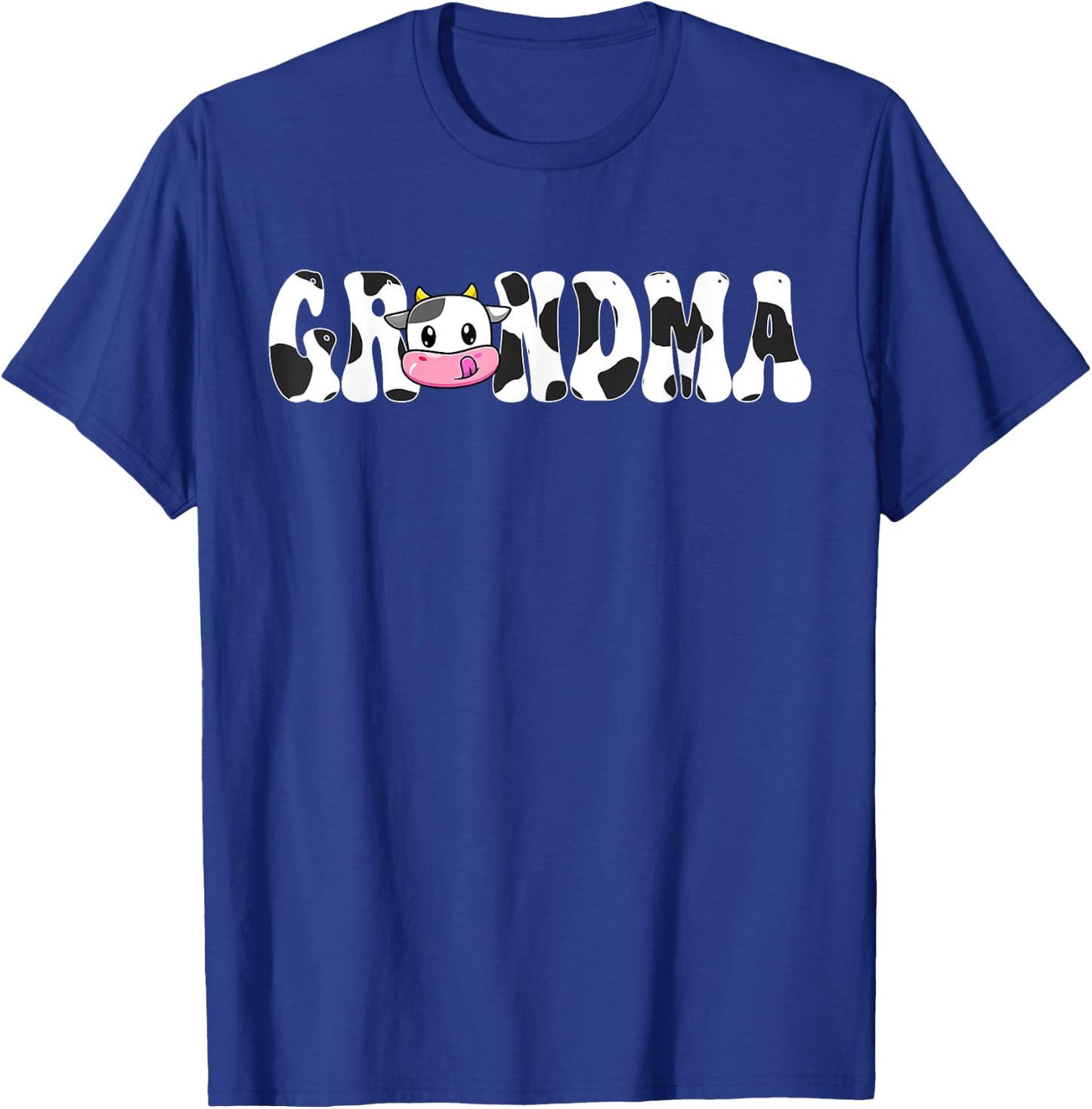 Grandma Of The Birthday Girl Cow Family Matching 1st T-Shirt - T-Shirt | Royal