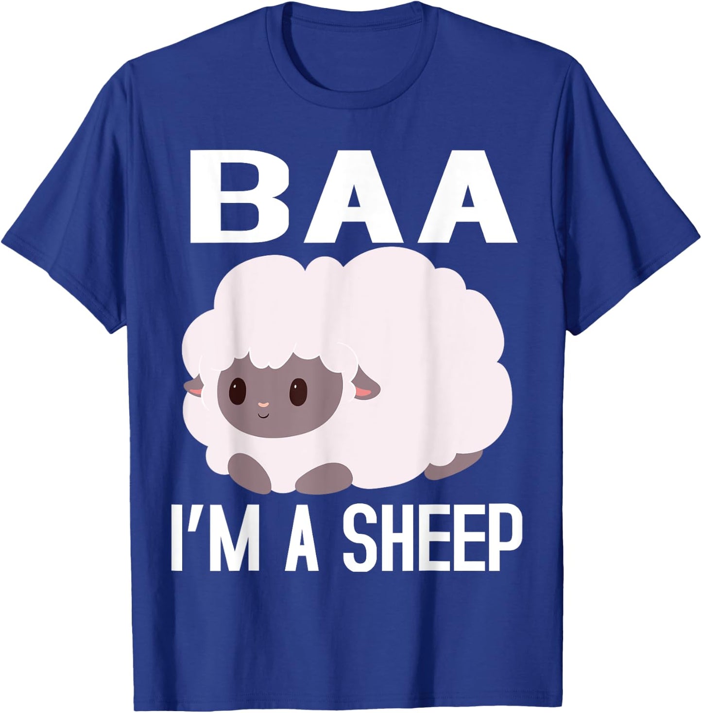 Baa I'm A Sheep FUNNY FARMER IDEA ,KIDS,BOY,GIRL T-Shirt - T-Shirt | Royal