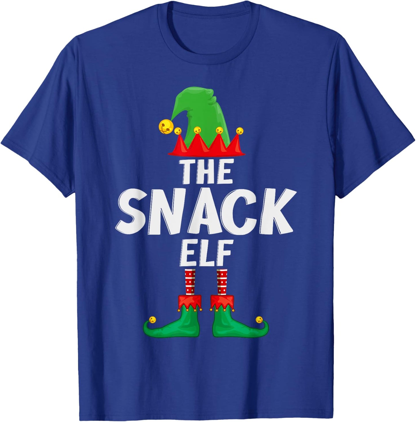 The Snack Elf Matching Family Christmas T-Shirt - T-Shirt | Royal