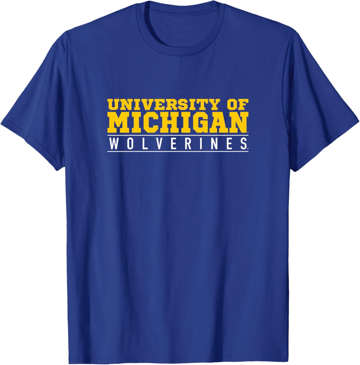 Kids University of Michigan Wolverines U of M Between the Lines T-Shirt - T-Shirt | Royal
