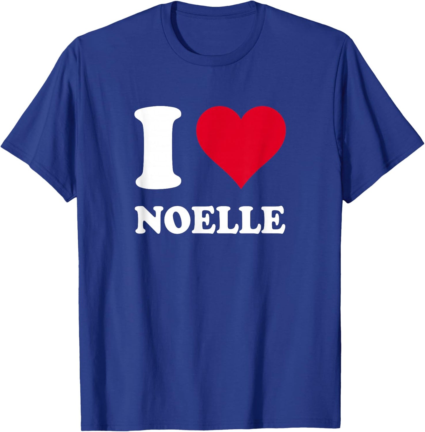 Red Heart I Love Noelle T-Shirt - T-Shirt | Royal