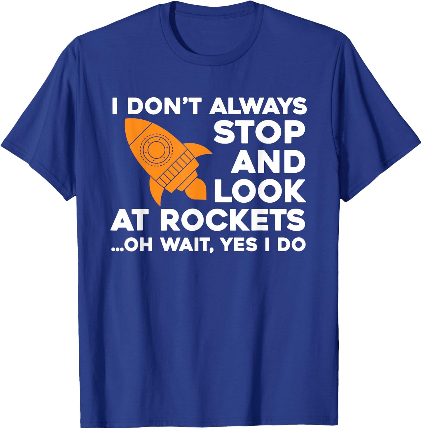 Funny Aerospace Engineer Wear Rocket Spaceship Lover T-Shirt - T-Shirt | Royal