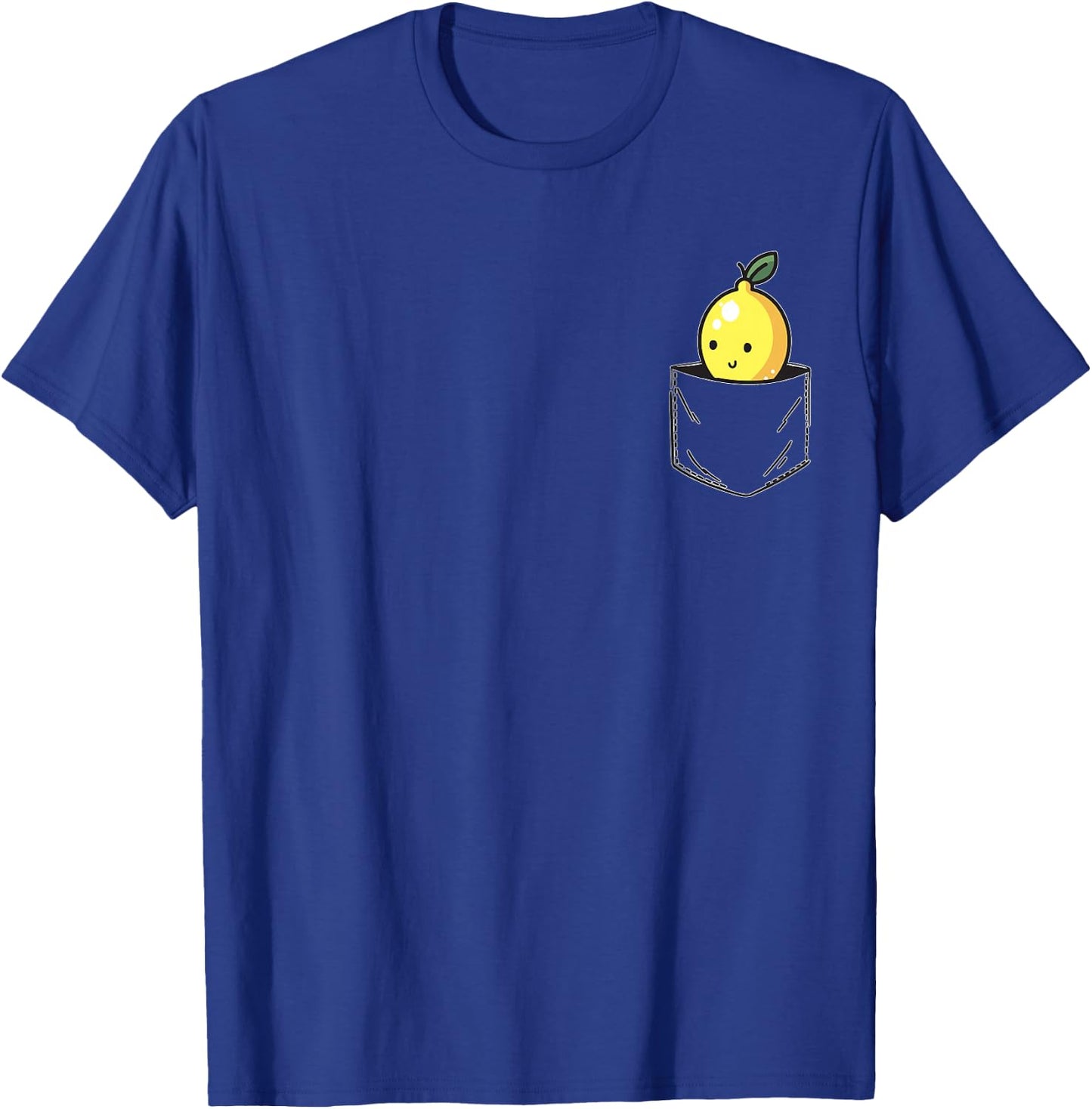 Lemon Pocket Funny Lemon in Pocket T-Shirt - T-Shirt | Royal