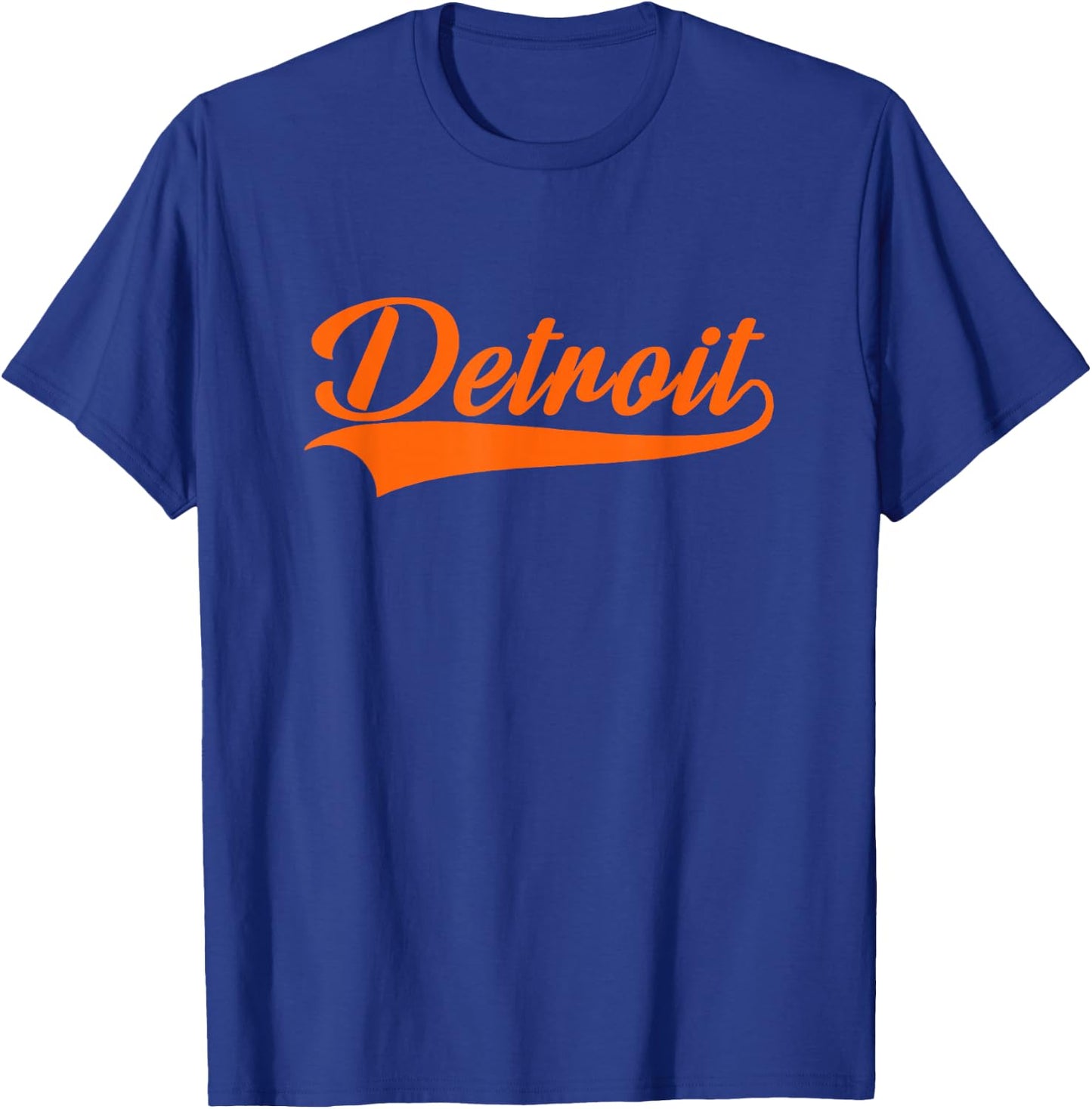 Detroit - Throwback Design - Classic T-Shirt - T-Shirt | Royal
