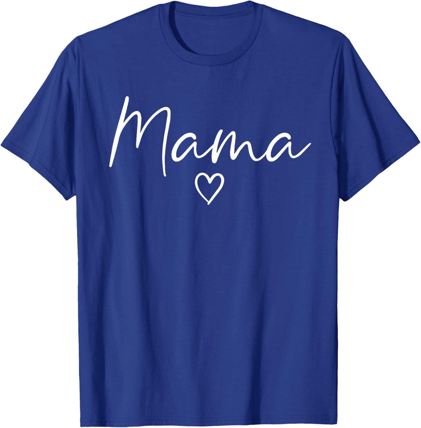 Mama Gifts Heart Mother's Day Mama T-Shirt - T-Shirt | Royal
